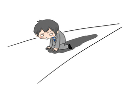 regret doingのイラスト